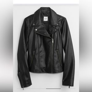 NWOT Gap faux leather Moto jacket